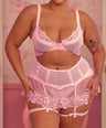 Rose Skirt + Panty in Pink