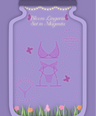 Bloom Garter in Magenta