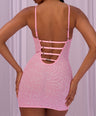 Drea Dress in Pink Leopard