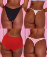 Heart Cut-Out Panty Pack