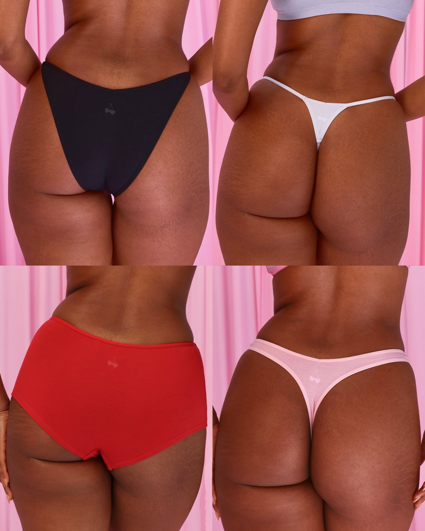 Heart Cut-Out Panty Pack
