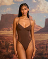 Jade One-Piece in Brown