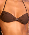 Cherry On Top V-kini Top in Brown