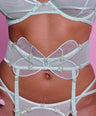 Belle Garter in Mint