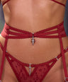 Julia Garter in Wine