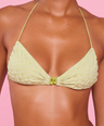Cherry on Top V-kini Top in Sage