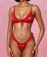 Unwrap Me Bralette + Panty Set in Red