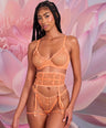 Ember Garter in Orange