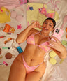 Mango V-kini Set in Pink