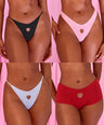 Heart Cut-Out Panty Pack