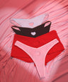 Heart Cut-Out Panty Pack