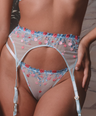 Cherry Bomb Garter in Blue