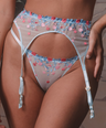 Cherry Bomb Panty in Blue