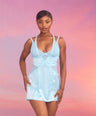 Twin Flame Dress in Sky