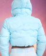 Reversible Cloud Cropped Puffer Jacket