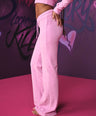 Heartbreaker Flare Pant in Pink