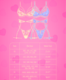 Polly Panty + Garter in Periwinkle Candy