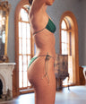 Money Magnet V-Kini Top in Emerald