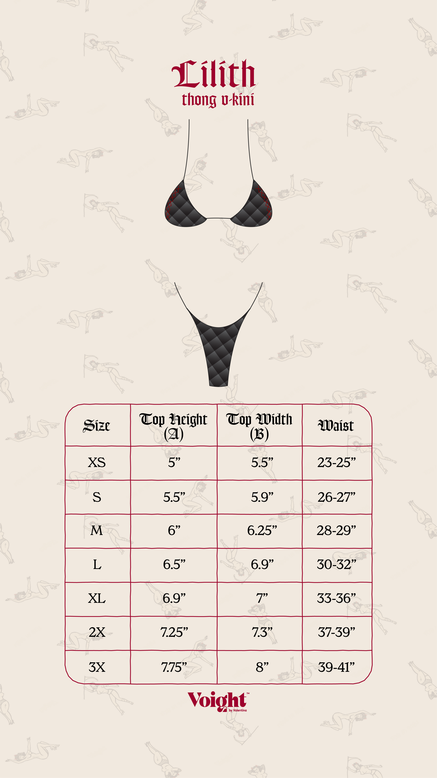 Lilith Puffer V-Kini Bottom in Black