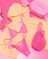 BonBon Crop Hoodie in Yellow