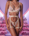 Polly Panty + Garter in Yellow Candy