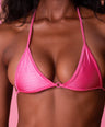 Paola V-Kini Top in Rosa